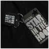 Star In The Hood-DIAMANTE SILVER FILLED - BLACK TEE